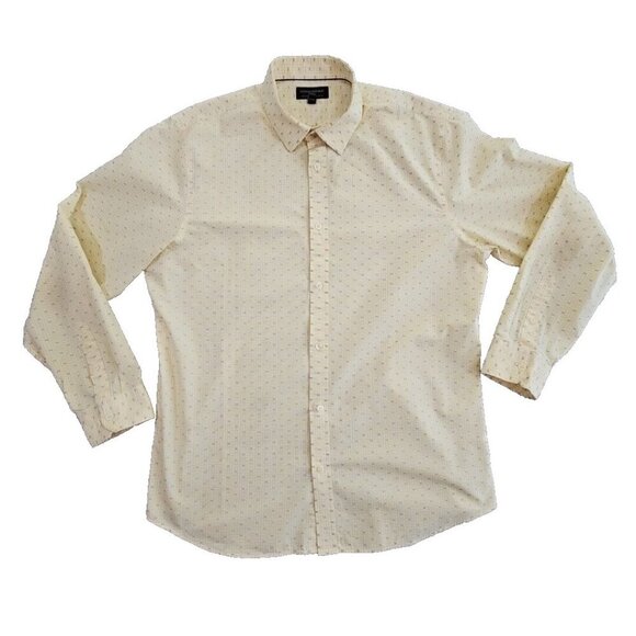 Banana Republic Fall 2016 Button-Up Shirt Size XL Yellow Long Sleeve Old Money - Picture 1 of 16